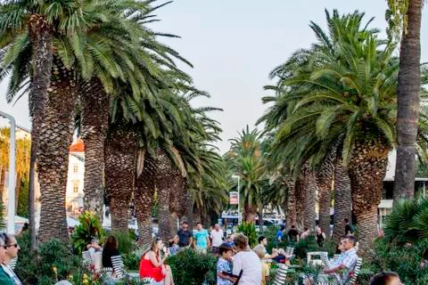 Sunset at Split Stock Photos