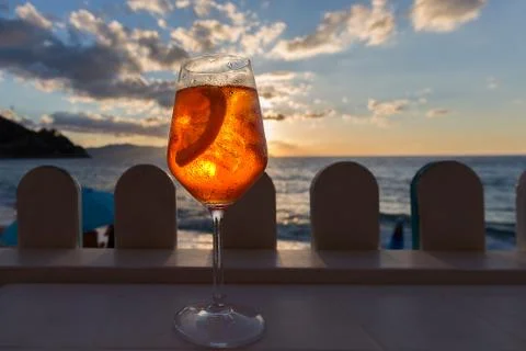 Sunset Spritz Stock Photos