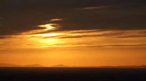 Sunset at Squaw Peak Stock Footage 24825895