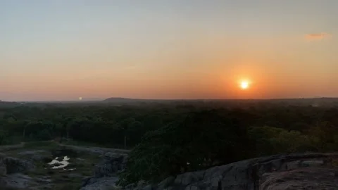 Sunset in Sri Lanka Stock Footage 182093011