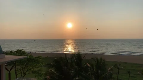 Sunset in Sri Lanka Stock Footage 182118844