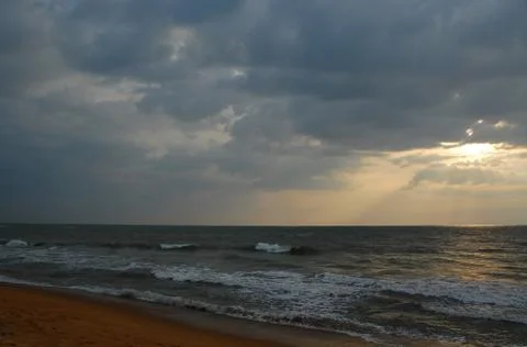 Sunset in sri lanka Stock Photos