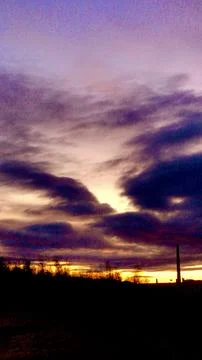 Sunset stack 写真素材