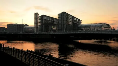 Sunset Station Video stock 10600037