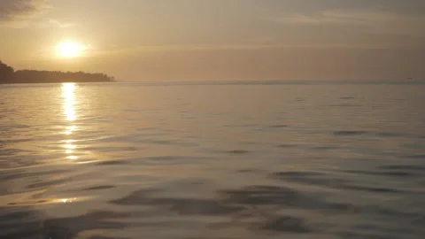 Sunset Still Water Video stock 155471049