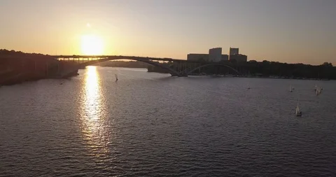 Sunset Stockholm Video stock 120682172