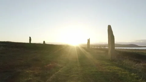 Sunset stones Stock Footage 219811903
