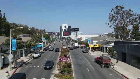 Sunset Strip Stock Footage 166249352