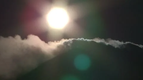Sunset at the Summit of Mount Fuji Video stock 330759338