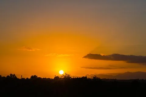 Sunset sun Stock Photos