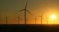 Sunset, Sun Set, Clean and Renewable Energy, Wind Power, Turbine, Windmill HD Footage