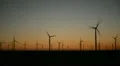 Sunset, Sun Set, Clean and Renewable Energy, Wind Power, Turbine, time lapse HD Footage