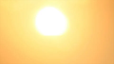 Sunset sun in warmth sky Stock-Footage 85806448