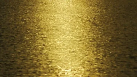 The sunset (sunrise) light path on the water surface Stock Footage 11401396
