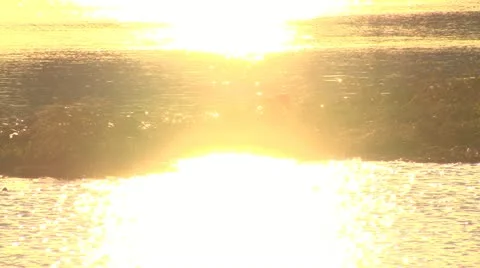 Sunset Sunrise River scenery Stock Footage 21759267