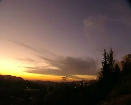 Sunset / sunrise time-lapse over city Stock Footage 20512192