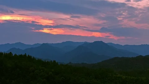 Sunset Sunset Delay Stock Footage 282239723