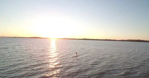 Sunset SUP 11 Vídeo Stock 68896637