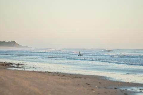 Sunset Surf in southern Spain Stock Photos