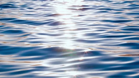 Sunset - The surface of the lake is sparkling-collection- Видео 258884535