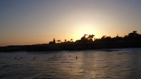 Sunset surfers Stock Footage 85918927