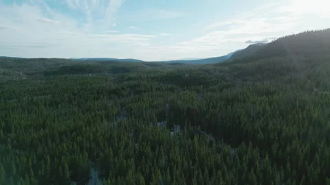 Sunset in Sweden Stock Footage 244258801