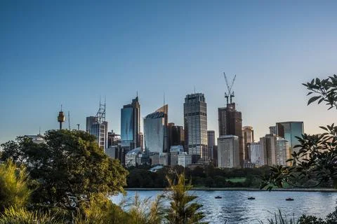Sunset Sydney CBD Stock Photos