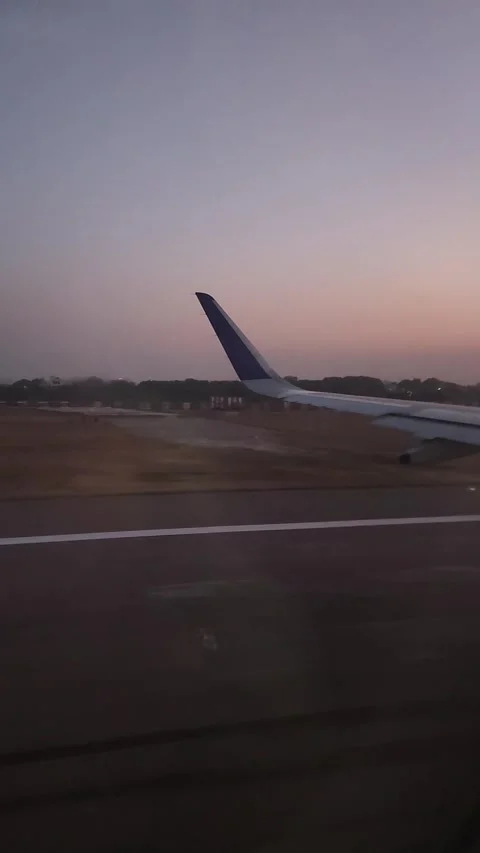 Sunset Take-Off and Landing Timelapse Stock Footage 329771758