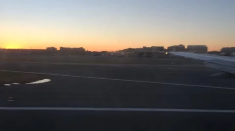 Sunset Takeoff Video stock 65738903