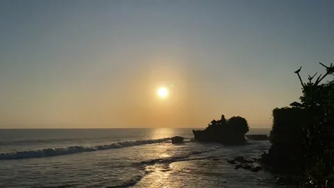 SUNSET TANAH LOT Stock Footage 250223664
