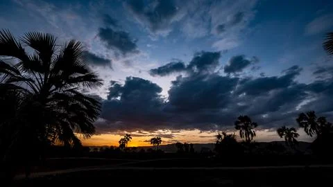 Sunset in Tanzania Fotos Stock
