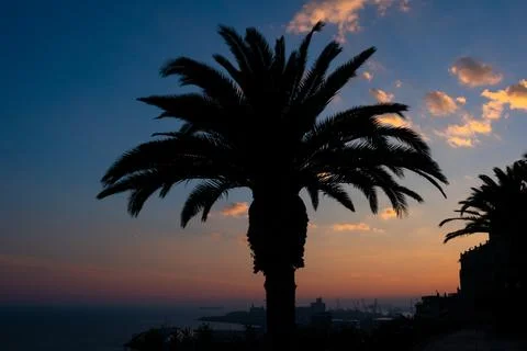 Sunset in Tarragona Stock Photos