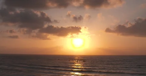 Sunset in Tel Aviv, Israel Stock Footage 240968877