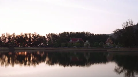 Sunset Temple Timelapse Stock-Footage 56427848