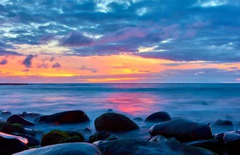 Sunset in Tenerife Stock Photos