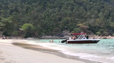 Sunset at Thai beach. Stock-Footage 61476959