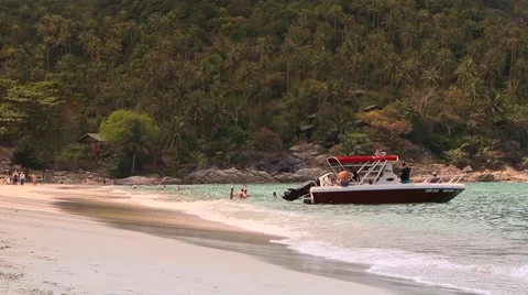 Sunset at Thai beach. Video stock 61476977