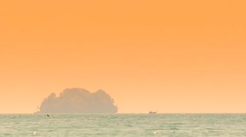 Sunset on Thai island. Stock-Footage 61924847