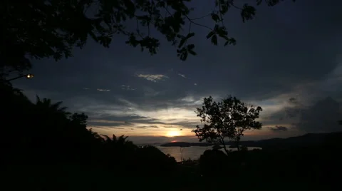 Sunset in Thailand 스톡 동영상 44436894