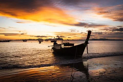 Sunset in thailand Fotos de archivo