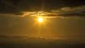Sunset through Clouds like Heaven HD Footage