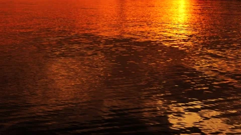 Sunset time above the ocean Stock Footage 133930954