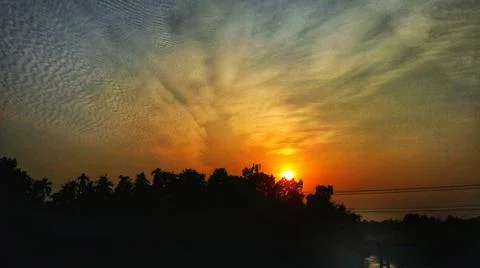 Sunset time is always beautiful Stock-Fotos