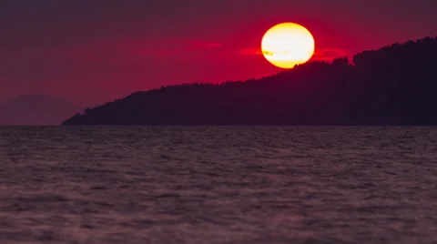 Sunset time close up Stock Footage 31654940