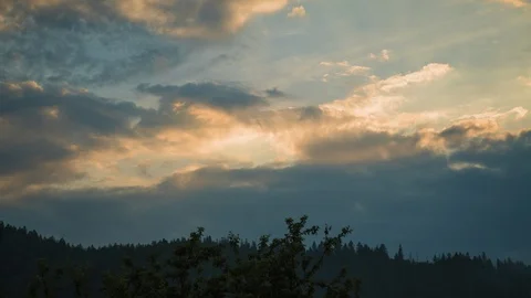 Sunset time laps 스톡 동영상 90674514