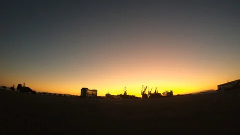 Sunset Time Lapse 2 Stock Footage 116784898