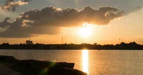 Sunset time lapse 4K 1 Video stock 97293226