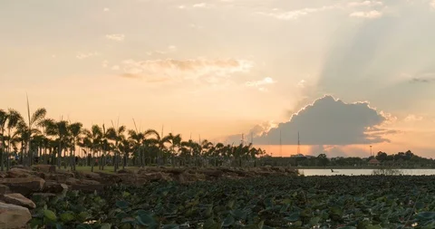 Sunset time lapse 4K 2 Video stock 97361099