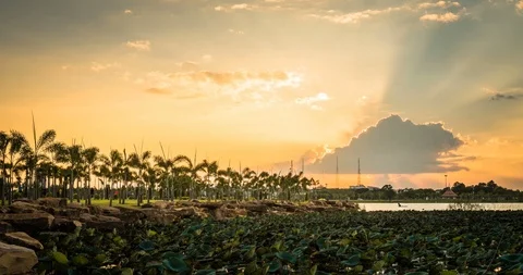 Sunset time lapse 4K 3 Video stock 97408126