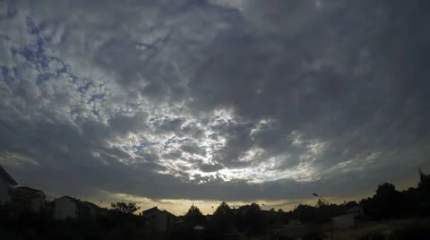 SUNSET TIME LAPSE IN 4K Stock Footage 27052075